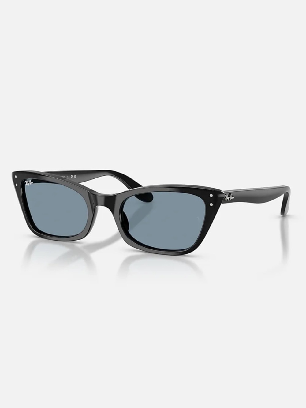 NWT Ray-Ban blue/black Lady Burbank Cat Eye Sunglasses 52mm - Picture 4 of 12